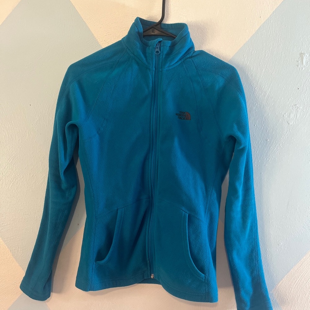 THE NORTH FACE Women's BLUE Sweater Fleece Jacket Size XS